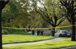  ?? Gilbert Bernal/The Signal ?? Homicide detectives responded to the death of a woman in Valencia at the home of Josie Harris, boxer Floyd Mayweather’s ex-girlfriend, after it was first reported Tuesday night. Sheriff’s Homicide Bureau officials reported Wednesday the cause of Harris’ death is not yet known.