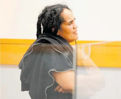  ??  ?? Carrisa Davis has been jailed for nearly six years for her role in the assault and aggravated robbery of a 92-year-old woman near Kawakawa.