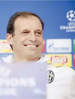  ?? LAPRESSE ?? Massimilia­no Allegri, 48 anni, tecnico della Juve alla sua seconda stagione a Torino