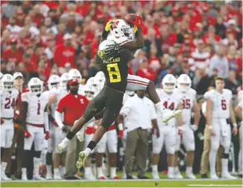  ?? SEAN M. HAFFEY/GETTY IMAGES FILES ?? Slot cornerback Jevon Holland is the likeliest Canadian to be drafted into the NFL, says Dane Brugler, national NFL writer for TheAthleti­c.com.