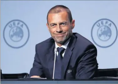  ??  ?? Aleksander Ceferín, presidente de la UEFA.