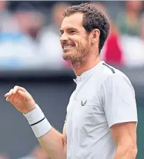  ??  ?? Andy Murray will play in the US and China.