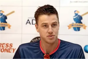  ??  ?? morne morkel, who will play for Bengal Tigers in the T10 League, addresses the media during a round table meeting at the Danube Properties office in Dubai. —