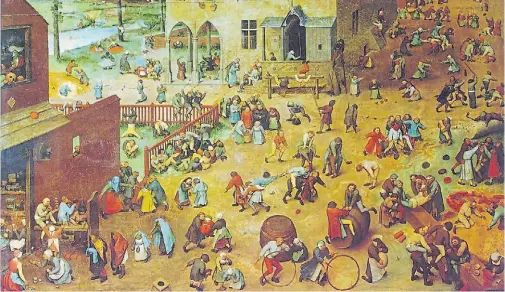  ??  ?? En la imagen, una pintura de Pieter Brueghel, que retrataba la cotidianei­dad en la Edad Media: para Ginzburg la documentac­ión debe incluir la pintura.