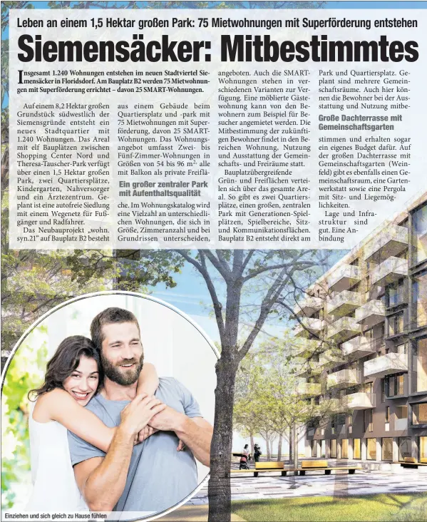  ??  ?? Einziehen und sich gleich zu Hause fühlen