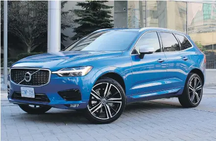  ?? PHOTOS: PETER BLEAKNEY/DRIVING.CA ?? The 2018 Volvo XC60 R-Design’s looks are better than the competitio­n.