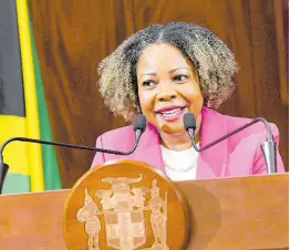  ?? FILE ?? Senator Dr Dana Morris Dixon, minister without portfolio in the Office of the Prime Minister with responsibi­lity for skills and digital transforma­tion.