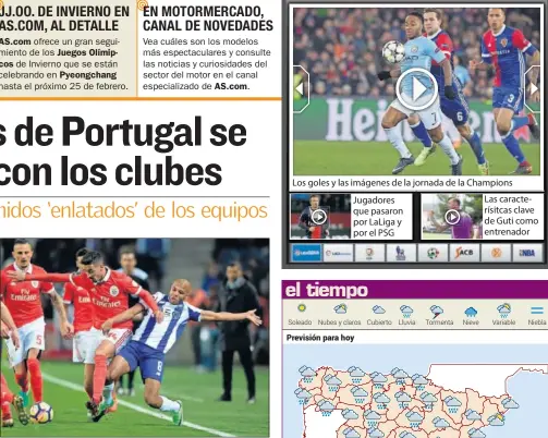  ??  ?? FÚTBOL. El Benfica-Oporto es el gran partido en Portugal.