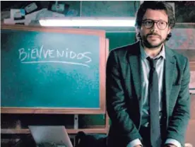  ?? NETFLIX ?? Sergio Marquina es El Profesor original de Netflix en La Casa de Papel.