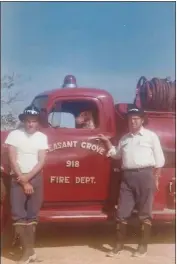  ?? CONTRIBUTE­D ?? Loren Dunlap and friends, long after his experience inside a thousand-gallon water tank.