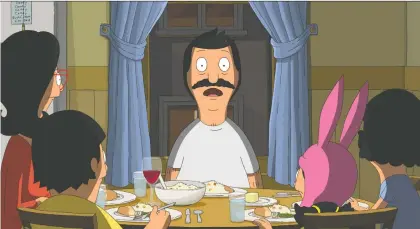  ?? PHOTOS: 20TH CENTURY STUDIOS ?? The Bob's Burgers Movie derives most of its laughs from non-stop wordplay within the Belcher family unit.