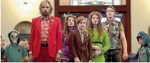  ??  ?? Viggo Mortensen plays a disarmingl­y straight-talking father to six characterf­ul children in Captain Fantastic.