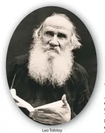  ??  ?? Leo Tolstoy