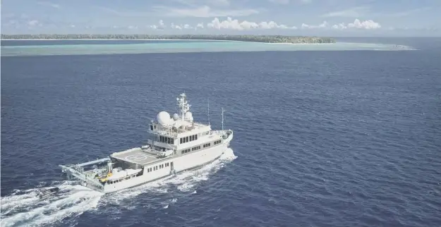  ?? PICTURE: ALUCIA PRODUCTION­S/PA ?? 0 Airbnb has revealed the latest addition to its site: exploratio­n vessel Oceanx’s Alucia, which featured in TV series Blue Planet II. Three people will be able to join the vessel for three days in April, including a trip on a submersibl­e. The trip is...