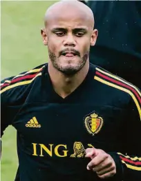  ?? Geert Vanden Wijngaert - 1.jun.18/afp ?? O zagueiro Vincent Kompany está lesionado e deve voltar à Bélgica no terceiro jogo, contra a Inglaterra