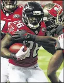  ?? GETTY IMAGES ?? Tevin Coleman was the starting running back to begin the season, then sustained a fractured rib.