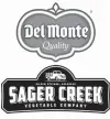  ??  ?? Logos of Del Monte Pacific Ltd. and Sager Creek Vegetable Co.