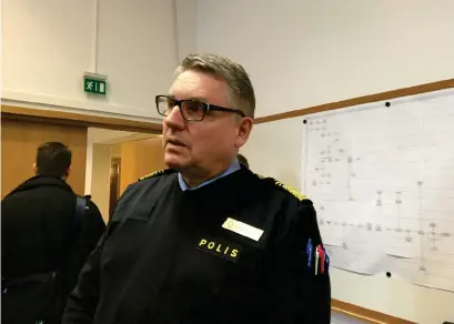  ?? Bild: Lars Carlsson ?? Klas Johansson, ny chef för polisen i Region Väst, menar att det nu vänder för polisen och att fler poliser ska komma ut i tjänst.