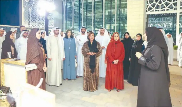  ?? ?? ↑
Majlis’ attendees highlight Sharjah’s and the UAE’S multifacet­ed efforts in building the nation’s future with a strong focus on impact.