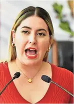  ?? ?? la Diputada recienteme­nte renunció al partido Mc