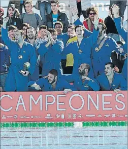  ?? FOTO: RFEN ?? El Barcelonet­a defiende su título de campeón de Copa del Rey en Sabadell