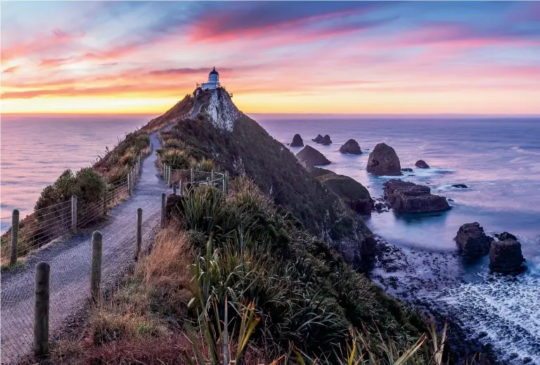  ?? SUPPLIED ?? Nugget Point Lighthouse in the Catlins, the country’s most underrated slice of paradise.
