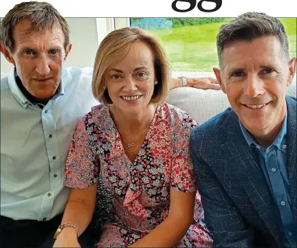  ??  ?? renovation­s: Dermot joins Joe Kenny and Mary Hayes from Tipperary in tonight’s episode of Room To Improve