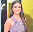  ??  ?? La cantante y actriz Hailee Steinfeld engalanará la presentaci­ón de los MTV Europe Music Awards 2018, anunció la cadena de televisión. La entrega de premios se celebrará en España el 4 de noviembre.