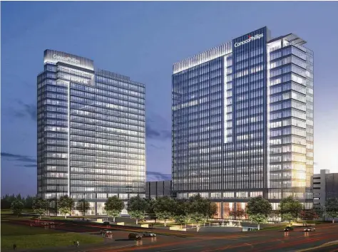  ?? Trammell Crow Co. ?? ConocoPhil­lips closed 2018 with its move into new headquarte­rs: the Energy Center Three and Four buildings.