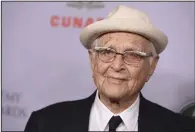  ?? (AP/Invision/Jordan Strauss) ?? Norman Lear arrives at the BAFTA Los Angeles Britannia Awards at the Beverly Hilton Hotel in Beverly Hills, Calif., on Oct. 25, 2019 More photos at arkansason­line.com/127lear/.