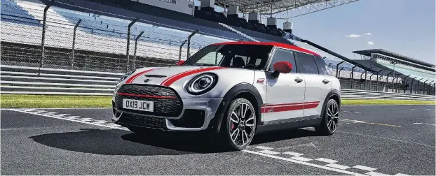  ?? PHOTOS: SUPPLIED ?? The new JCW model has been given a makeover that moves away from soft, oval shapes towards something more technical and edgy.