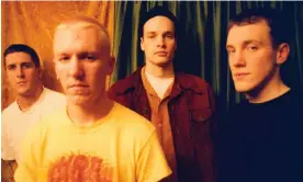 ?? Photograph: JJ Gonson ?? ▲ ‘Elliott felt such a deep-seated self-hatred – he’d sing about that’ … Heatmiser, from left: Brandt Peterson, Elliott Smith, Neil Gust and Tony Lash.