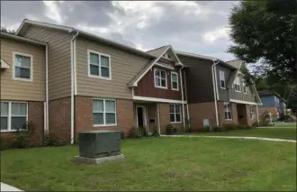  ??  ?? Phase one of the rehabilita­tion project at the Martin Luther King Apartments in Troy was recently completed.