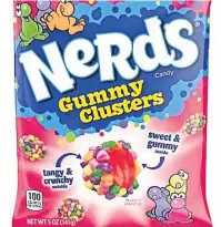  ??  ?? Real Deal What a packet of real Nerds looks like