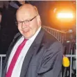  ?? FOTO: AFP ?? CDU- Mann Peter Altmaier gilt für das Wirtschaft­sministeri­um als gesetzt.