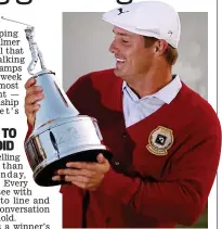  ?? EPA ?? Red hot: DeChambeau revels in his gutsy victory at Bay Hill