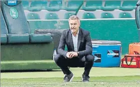  ?? FOTO: EFE ?? Fran Escribá, técnico del Elche, durante el duelo ante el Eibar el pasado sábado