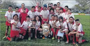  ??  ?? Winners again: The South Waikato Tritons Gwynne Shield team has once again won the Waikato week-long tournament and defended their title.