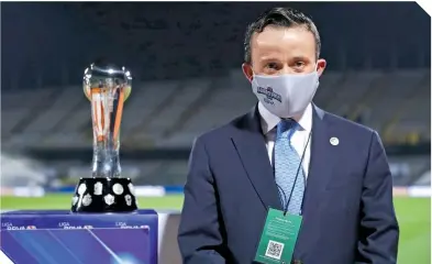  ?? FOTO: MEXSPORT ?? El presidente de la Liga MX dejará que los equipos decidan cómo actuar. /