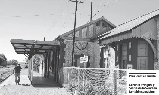  ?? FOTOS: ARCHIVO LA NUEVA. ?? quieren usar la estación como lugar turístico, habilitand­o un museo y una terminal de colectivos.