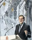  ?? ÀLEX GARCIA ?? Rajoy ayer en Barcelona