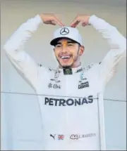  ?? AFP ?? Mercedes driver Lewis Hamilton is 59 points clear of Vettel.