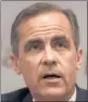  ??  ?? MARK CARNEY: Governor heads policy committee.