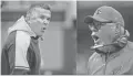  ?? PHOTOS BY USA TODAY SPORTS ?? ASU coach Todd Graham (left) and Cardinals coach Bruce Arians are caught in a vicious cycle of blaming others.