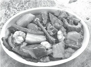  ??  ?? ‘Pinakbet’ is a rare, indigenous Philippine dish specifical­ly from the Ilocos Region in northwest Luzon