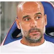  ?? FOTO: AP ?? Manchester Citys Trainer Pep Guardiola.