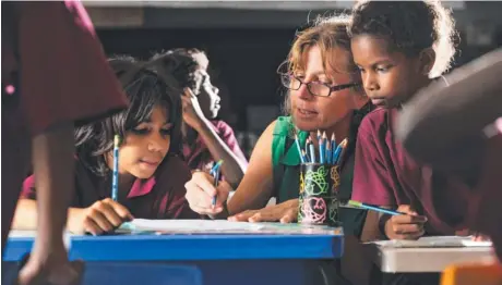  ?? Picture: DANIEL HARTLEY-ALLEN ?? Darwin’s Minmarama Indigenous Community has done pioneering work to increase school attendance among Aboriginal children. Attendance is key for good education outcomes