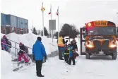  ??  ?? Les 608 élèves du Galion des Appalaches ont pris possession de leur nouvelle école. - Acadie Nouvelle: Jean-François Boisvert