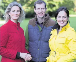  ??  ?? Ear To The Ground presenters Helen Carroll, Darragh McCullough and Ella McSweeney. Below: Ardal O’Hanlon in Death in Paradise