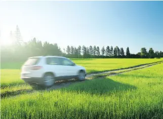  ?? GETTY IMAGES ?? Rutted, uneven roads can lead to scrapes in the underbody of your vehicle.